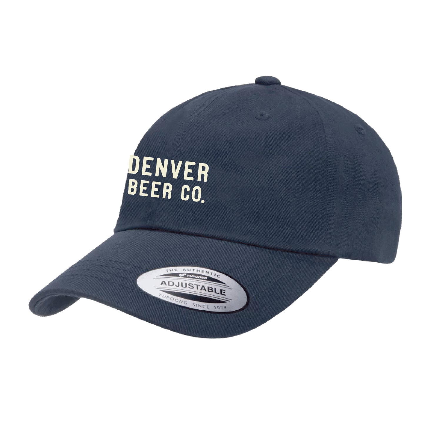 Navy Embroidered Dad Hat