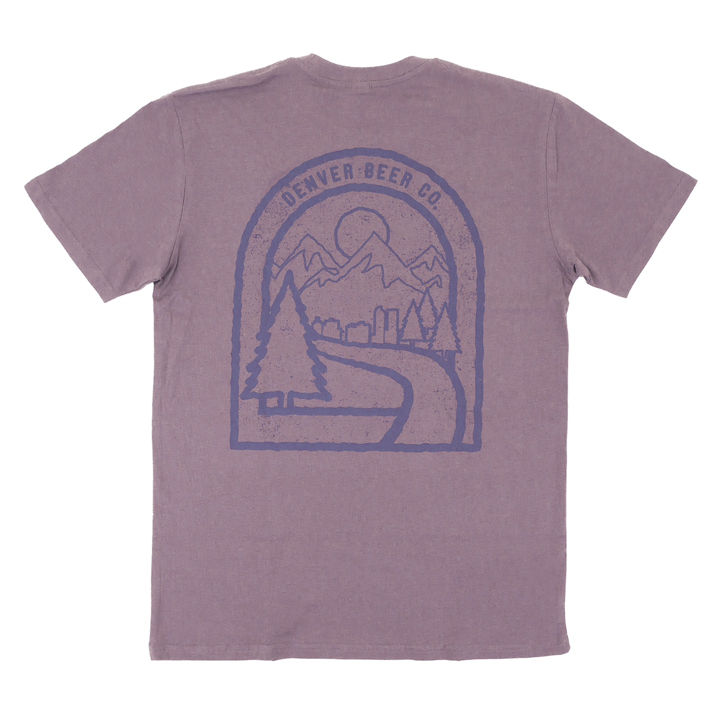 Purple MTN River Tee