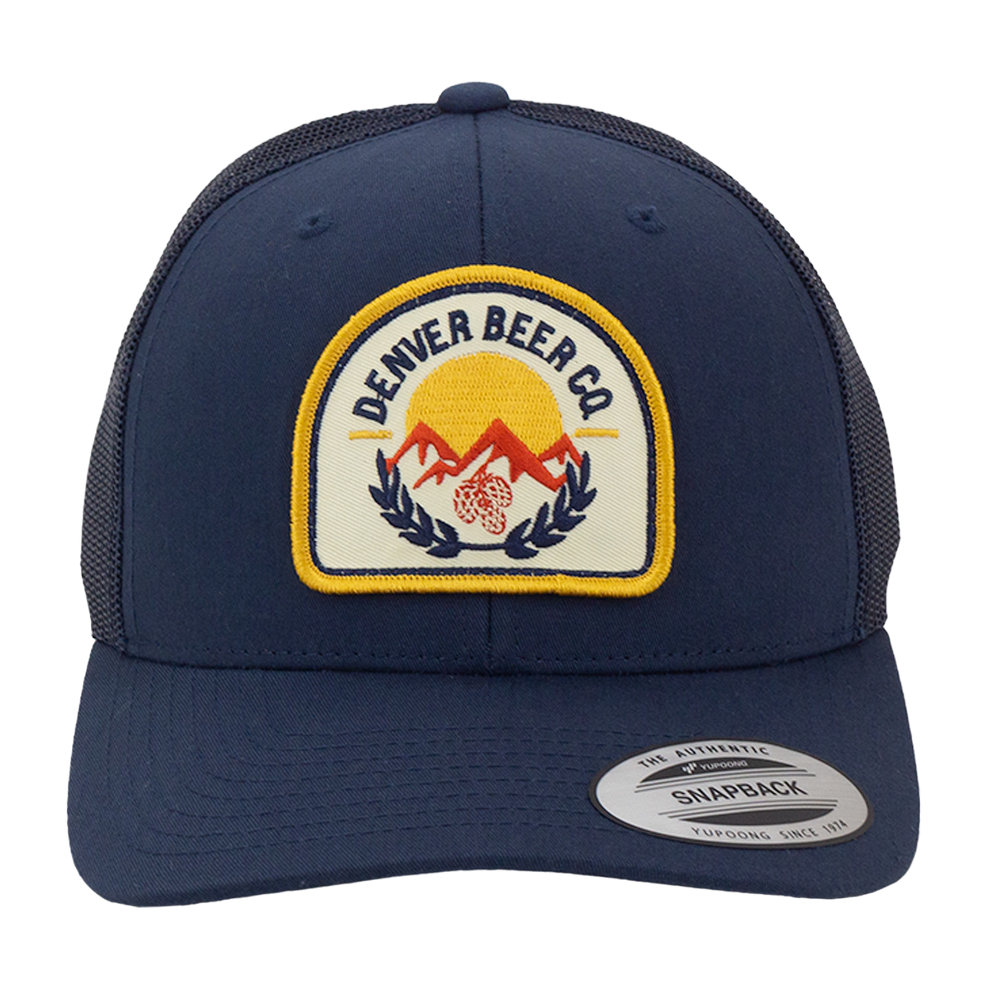 Navy Patch Trucker Hat