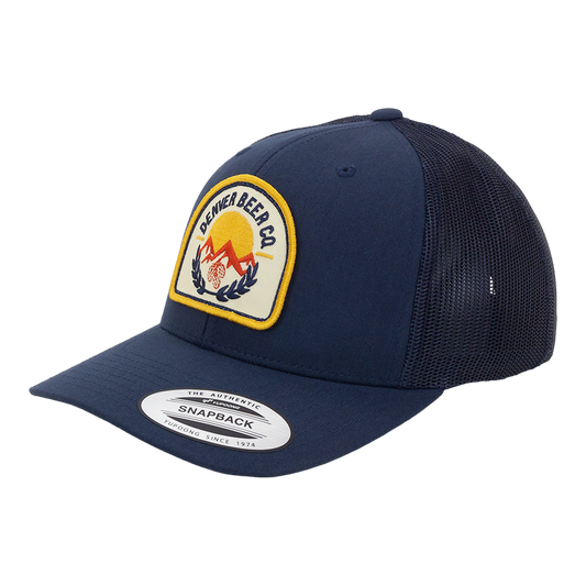 Navy Patch Trucker Hat