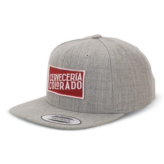 CC Logo Gray Flat Bill Hat