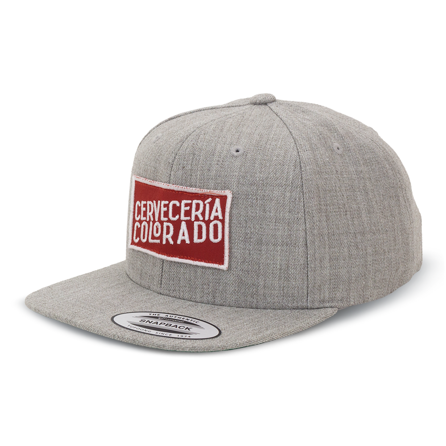 CC Logo Gray Flat Bill Hat